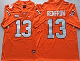 Clemson Tigers 13 Hunter Renfrow Orange Nike College Football Jersey,baseball caps,new era cap wholesale,wholesale hats